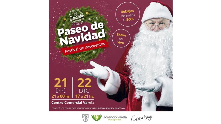 Paseo de Navidad: festival de descuentos en su primera edición 